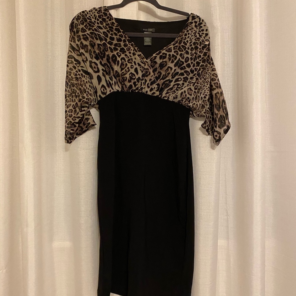 Cheetah print dress
